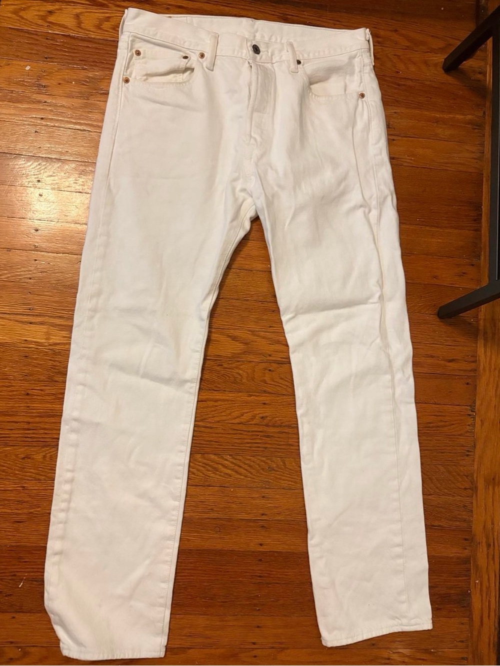 Levi's Men's Slim Straight Jeans in White